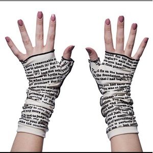 Pride and prejudice fingerless gloves